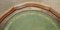 Mesa auxiliar trípode vintage de cuero verde de Bevan Funnell, England. Juego de 2, Imagen 20