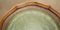 Mesa auxiliar trípode vintage de cuero verde de Bevan Funnell, England. Juego de 2, Imagen 10
