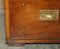 Vintage Burr Yew Wood Military Campaign Drinks Trunk, Image 6
