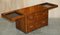 Vintage Burr Yew Wood Military Campaign Drinks Trunk, Image 17