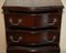 Small Vintage Serpentine Mahogany Chest of Drawers, Image 15