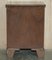 Small Vintage Serpentine Mahogany Chest of Drawers 11