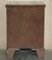 Small Vintage Serpentine Mahogany Chest of Drawers, Image 11