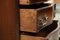 Small Vintage Serpentine Mahogany Chest of Drawers 18