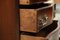 Small Vintage Serpentine Mahogany Chest of Drawers, Image 18