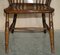 Antique 19th Century Elm Wheel Back Windsor Armchair, Image 6