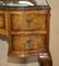 Antique Burr Walnut Dressing Table with Trifolding Mirrors, 1900s, Image 12