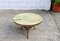 Table Basse Vintage Verte en Marbre et Laiton, France, 1970s 6