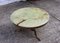 Vintage French Green Coffee Table in Marble and Brass, 1970s 1