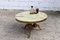 Vintage French Green Coffee Table in Marble and Brass, 1970s, Image 5