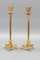 Französische Empire Kerzenständer aus vergoldeter Bronze auf Hufen Faun Füßen, 1890er, 2er Set 20