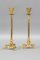 French Empire Gilt Bronze Candlesticks on Hoofed Faun Feet, 1890s, Set of 2 4