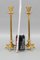 Französische Empire Kerzenständer aus vergoldeter Bronze auf Hufen Faun Füßen, 1890er, 2er Set 19
