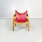 Mid-Century Italian Leather & Wood Oasi 85 Armchair attributed to Legler for Zanotta, 1960s 2