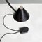 Lámpara de pie Yang italiana moderna de metal negro y plástico atribuida a Bieffeplast, años 80, Imagen 5