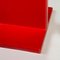 Mensola piccola moderna in plastica rossa attribuita a Marcello Siard per Kartell, Italia, anni '70, Immagine 8