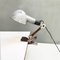 Industrieller italienischer Mid-Century Tisch und Wandlampe aus Metall mit Clip, 1960er 1