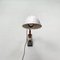 Industrieller italienischer Mid-Century Tisch und Wandlampe aus Metall mit Clip, 1960er 11