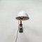 Mid-Century Italian Industrial Metal Table and Wall Lamp with Clip, 1960s 11