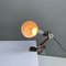 Mid-Century Italian Industrial Metal Table and Wall Lamp with Clip, 1960s 3