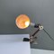 Industrieller italienischer Mid-Century Tisch und Wandlampe aus Metall mit Clip, 1960er 2