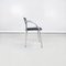 Italian Modern Black Leather Alisea Chair by Lisa Bross Studio Simonetti, 1980s 3