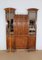Late 19th Century Art Nouveau Oak Hall Rack Wardrobe 25