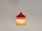 Red & Yellow Gradient Duett Pendants by Bent Gantzel Boysen for Ikea, 1970s, Set of 2, Immagine 3