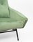 French Armchair in Green Velvet by Guy Besnard, 1950 8