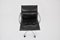 Black Leather Armchair Soft Pad by Charles & Ray Eames for ICF, 1970s, Image 8
