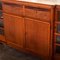 Dutch Art Deco Sideboard in Oak with Coromandel Wood Details and Glass Panes, 1930s 2