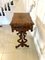 Antique Victorian Burr Walnut Sewing Table, 1860s 5