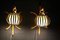 Rattan and Bamboo Sconces from Louis Sognot, 1960, Set of 2 14