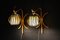 Rattan and Bamboo Sconces from Louis Sognot, 1960, Set of 2 13
