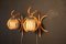 Rattan and Bamboo Sconces from Louis Sognot, 1960, Set of 2 3