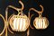 Rattan and Bamboo Sconces from Louis Sognot, 1960, Set of 2 8