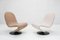 Model 1-2-3 Swivel Lounge Chairs by Verner Panton for Fritz Hansen, 1970s, Set of 2 1