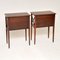 Antique Sheraton Inlaid Side Tables, 1930s, Set of 2 12