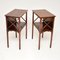 Antique Sheraton Inlaid Side Tables, 1930s, Set of 2 10