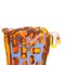 Sagarana Vase in Orange and Blue Leather by Fernando & Humberto Campana for Corsi Design Factory, Image 3