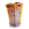 Sagarana Vase aus orangefarbenem und blauem Leder von Fernando & Humberto Campana für Corsi Design Factory 2