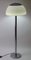 Lámpara de pie alemana era espacial de cromo blanco de Cosack, años 70, Imagen 5