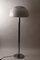 Lámpara de pie alemana era espacial de cromo blanco de Cosack, años 70, Imagen 4