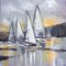 Michele Kaus, Les Voiles V, 2022, Acrylic on Canvas, Image 1