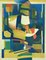 Roland Bierge, Composition, 1975, Original Lithograph 2