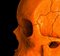Mr Strange, Orange Skull, 2021, Impression Giclée sur Panneau Aludibond 3