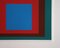 After Josef Albers, Homage to the Square: Protected Blue, 1977, Screenprint 11