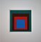 Después de Josef Albers, Homage to the Square: Protected Blue, 1977, Serigrafía, Imagen 2