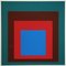 Después de Josef Albers, Homage to the Square: Protected Blue, 1977, Serigrafía, Imagen 1