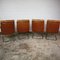 Vintage Tubular Armchairs in Leather, Set of 4 10